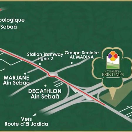 Mia Appartement N1 - Elegance, Confort Et Serenite Casablanca Eksteriør billede